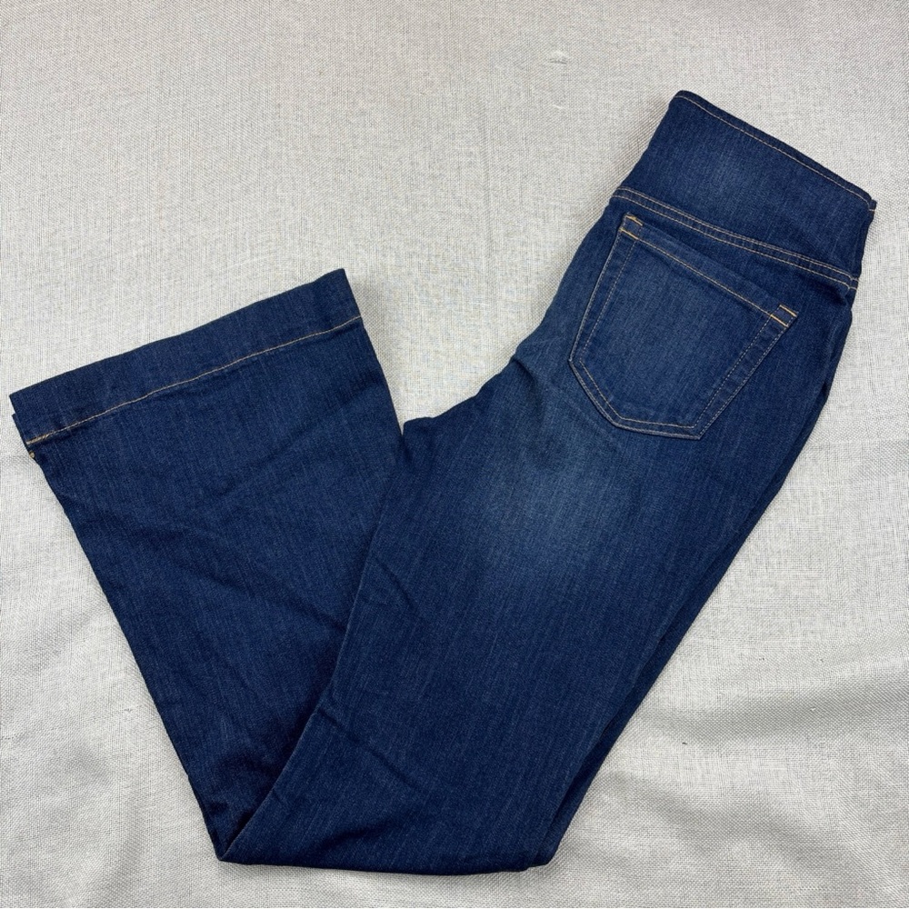 I.n.c. International Concepts Petite High-Rise Flare-Leg Pull-on Denim Jeans 6P